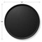 Jubilee (Set of 4) Round Restaurant Serving Trays - NSF Certified Non-Slip Food Service Tray